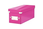 Archivierung und Aufbewahrung - Leitz  Click & Store WOW CD Aufbewahrungsbox Pink - 60410023