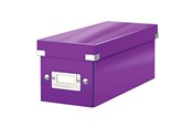 Archivierung und Aufbewahrung - Leitz Click & Store WOW CD Aufbewahrungsbox Violett - 60410062
