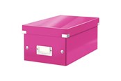 Archivierung und Aufbewahrung - Leitz Click & Store WOW DVD Aufbewahrungsbox Pink - 60420023