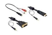 Display Kabel - DeLOCK video / audio cable kit - 84455