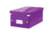 Archivierung und Aufbewahrung - Leitz Click & Store WOW DVD Aufbewahrungsbox Violett - 60420062