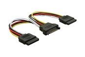 Stromkabel (Intern) - DeLOCK power cable - SATA power to SATA power - 15 cm - 60105