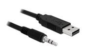 Netzwerkadapter (Netzkarte, Druckserver, u.s.w.) - DeLOCK Converter USB 2.0 > Serial-TTL 3.5 mm stereo jack (5 V) - 83115