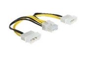 Stromkabel (Intern) - DeLOCK power cable - 8 pin EPS12V to 4 PIN internal power - 15 cm - 83410