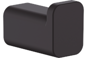 Badezimmerzubehör - Hansgrohe addstoris single hook matt black - 41742670