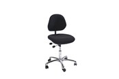 Haus & Garten - Global Office chair with euromatic seat mechanism and easy-running castors - black wool - 61302022