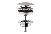 Ersatzteile & Zubehör - Grohe push-open waste set supersteel - 65807DC0