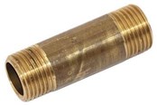 Gewindestücke - Isiflo Barrel nipple brass 12 x 120 mm - 048412004