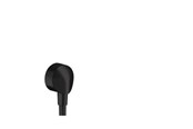 Dusch- und Montagezubehör - Hansgrohe fixfit wall outlet e without non-return valve matt black - 27454670
