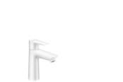 Mischbatterien und Armaturen - Hansgrohe talis e single lever basin mixer 110 with pop-up waste set matt white - 71710700