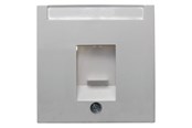 Schaltereinheiten - Berker Centre plate with dust protection polar white - 11701909