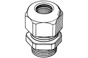 Anschlussausrüstung - Wexøe Cable gland hsk-k pg21 13-18mm ip68 blue 1209210214 - 1209210214