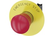 Druckknöpfe und Signalgeräte - Siemens Emergency stop mushroom pushbutton 22 mm round metal - 3SU1150-1HB20-1CG0