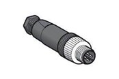 Sensortechnik - TELEMECANIQUE SENSORS Plug m12 mal straight connector 4pin - XZCC12MDM40B