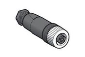 Sensortechnik - TELEMECANIQUE SENSORS Plug m12 5 pol female straight metal - XZCC12FDM50B