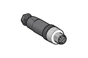 Sensortechnik - TELEMECANIQUE SENSORS Plug m12 5 pol male straight metal - XZCC12MDM50B