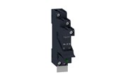 Komponenten für Schaltkästen und Schränke - Schneider Electric Zelio rsb plug-in relay premounted in socket with diode and legend 1 c/o 12a contact and 24vdc supply - RSB1A120BDPV