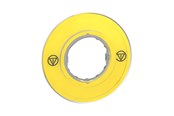 Druckknöpfe und Signalgeräte - Schneider Electric 3d estop legend plate without tex - ZBY9121