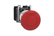 Druckknöpfe und Signalgeräte - Schneider Electric Harmony emergency stop complete with ø40 mm toad head in red with push / turn function and 2xnc xb4bs8444 - XB4BS8444