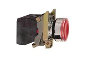 Druckknöpfe und Signalgeräte - Schneider Electric Harmony lamp print complete with led and flat printing surface with spring return in red color 24vac / dc supply 1xno + 1xnc xb4bw34b5 - XB4BW34B5