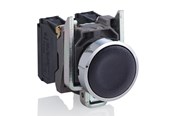 Druckknöpfe und Signalgeräte - Schneider Electric Harmony push button complete with spring return and flat touch surface in black color 1xno xb4ba21 - XB4BA21