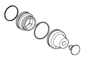 Druckknöpfe und Signalgeräte - Schneider Electric Pushbutton head - XACB9212