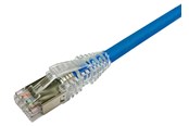 Kupferverkabelung - Netconnect Patchcord cat6a s/ftp lszh 1m blue - NPC6ASZDB-BL001M
