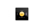 Intelligente Gebäudeanlagen - Niko-Servodan Digital black connected customisable control screen for niko home control 24 v screw fixing - 550-18001