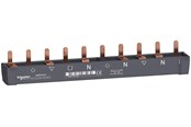 Komponenten für Schaltkästen und Schränke - Schneider Electric Comb busbar bottom iid ic60 3pn 10 modul - A9XPH810