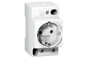 Komponenten für Schaltkästen und Schränke - Schneider Electric Acti9 ipc modular din power socket 16 a 2p + e 250 v ac vde - A9A15310