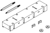 Schaltkästen und Schränke - Cubic Protection busbar holder inlet cpl  s225 - 0880-0200S