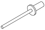 Schaltkästen und Schränke - Cubic Tubular rivet countersunk - 2055-0400