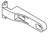 Schaltkästen und Schränke - Cubic Hinge 120 degrees incl  washer - 1052-0000