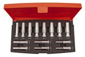 Haus & Garten - BAHCO socket set 3/8 lang 14 pieces 6-19mm - S1214L