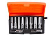 Haus & Garten - BAHCO socket set 1/4 lang 10 pieces 4-13mm - S0810L