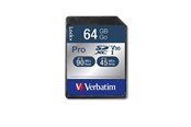 Speicherkarten - Verbatim PRO U3 SD - 90MB/s - 64GB - 47022
