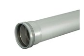 Entwässerungsprodukte - Wavin Wafix pp pipe with sleeve 75 x 250 mm grey - 1430202