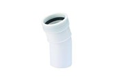 Entwässerungsprodukte - Wavin Wafix pp bend 15° x 40 mm white - 1440305