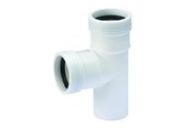 Entwässerungsprodukte - Wavin Wafix pp branch 88.5° ø40 x ø40 mm white - 1440407