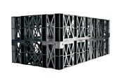 Abwasserleitungsprodukte - Wavin Aquacell lite Regenwasserkassette pp schwarz - 570720