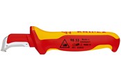 Handwerkzeuge  - KNIPEX Abmantelungsmesser, mit Gleitschuh - 98 55