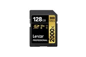 Speicherkarten - Lexar Professional Gold 2000x SD - 300MB/s - 128GB - LSD2000128G-BNNNG