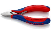 Handwerkzeuge  - KNIPEX Elektronik-Seitenschneider, mit durchgestecktem Gelenk - 77 42 115