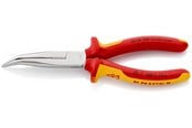 Handwerkzeuge - KNIPEX Flachrundzangen mit Schneide, (Storchschnabelzangen) - 26 26 200