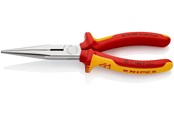 Handwerkzeuge - KNIPEX Flachrundzangen mit Schneide, (Storchschnabelzangen) - 26 16 200