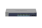 Switches - Netgear MS510TXUP 8-Port Multi-Gigabit/10G Ethernet Ultra60 PoE++ Smart Switch with 2 SFP+ Ports - MS510TXUP-100EUS