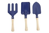 Gartengeräte - Green>it Junior gardening tool set 3 pcs. - blue - 91840