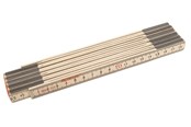 Messwerkzeug - Boxer Folding ruler in wood 2 m. - 31820