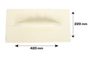 Haus & Garten - Work>it Plaster float Yellow-PUR 220 x 420mm - 76212