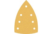 Schleifmaschine - Bosch Expert C470 Hook and Loop Large Delta Sanding Sheets for Paint and Wood 100mm X 150mm 80g Pack of 10 - 2608901116